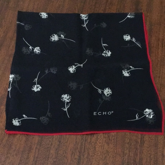 Echo Brand Floral Scarf - Picture 1 of 4